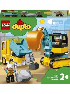 10931 LEGO® DUPLO Town Sunkvežimis ir vikšrinis ekskavatorius