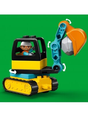 10931 LEGO® DUPLO Town Sunkvežimis ir vikšrinis ekskavatorius