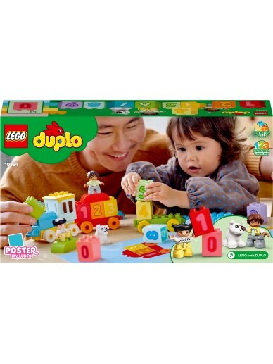 10954 LEGO® DUPLO® Creative Play Skaičių traukinys – išmok skaičiuoti 6