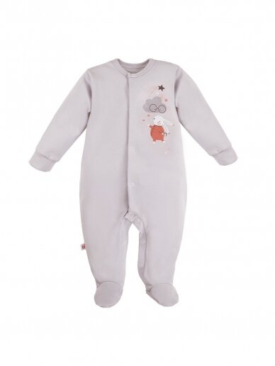 4-Piece Baby Layette Set MELLOW, EEVI, Gray 1