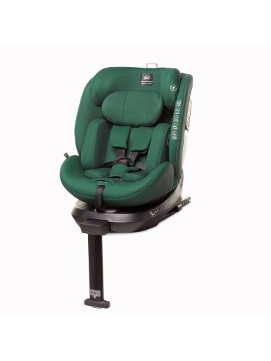 4Baby autokėdutė ENZO-FIX 40-150CM žalia I-SIZE (0-36 kg)