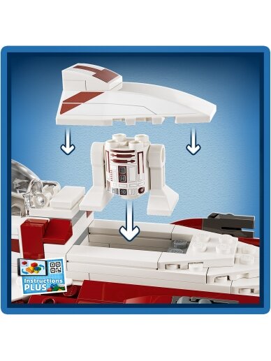 75333 LEGO® Star Wars™ Obi-Wan Kenobi džedajų erdvėlaivis™ 6