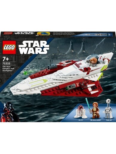 75333 LEGO® Star Wars™ Obi-Wan Kenobi džedajų erdvėlaivis™