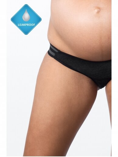 Kelnaitės Leakproof Bikini (light) Black Marle, Hotmilk 2