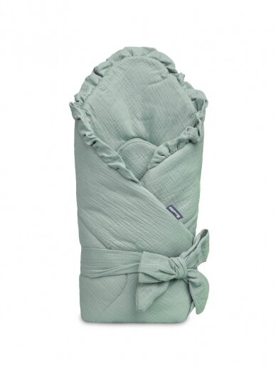 Baby muslin envelope 90x90, Sensillo (Green)