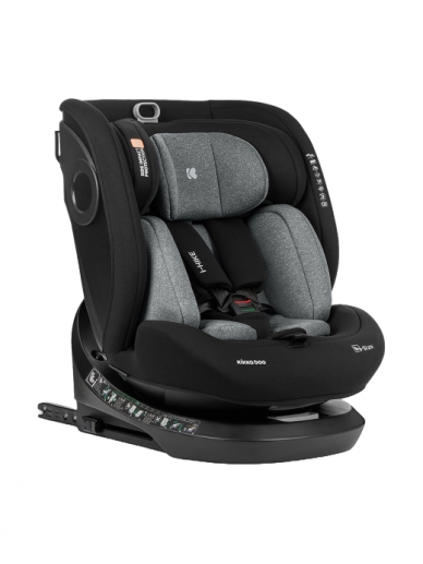 Car seat i-Size (40-150 cm), i-Hike Dark Grey, Kikkaboo