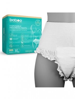 Baboo® diaper-panties, XL size 5 pcs.