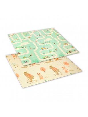 Babyono minkštas lankstomas žaidimų kilimėlis 180x200 cm 1480