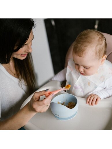 Babyono lėkštutė silikoninė neslystanti mėlyna 1481/01 8