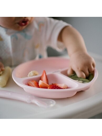 Babyono lėkštutė silikoninė neslystanti rožinė 1482/02 4