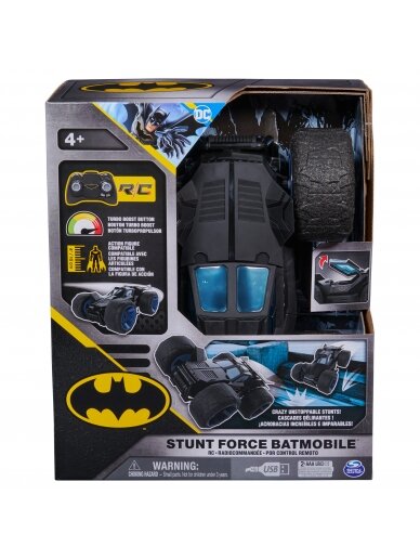 BATMAN nuotolinio valdymo automobilis Stunt Shot Batmobile, 6066871 3