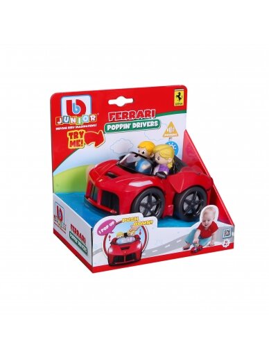 BB JUNIOR automobilis Ferrari Poppin' Drivers, 16-81006 5