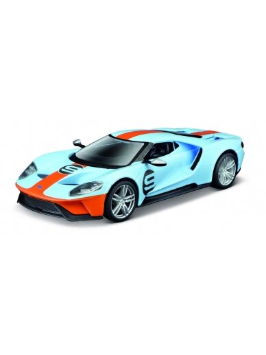 BBURAGO 1:32 auto modelis Race 2019 Ford GT, assort., 18-41164