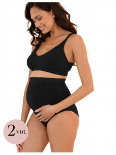 Twin Pack Bamboo Over Bump Maternity Briefs, Quinlan, Seraphine