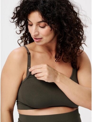 Nursing Bra by Noppies (Olive) 1