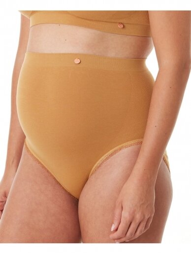 Seamless Pregnant Panties Organic Cumin, Cache Couer 1