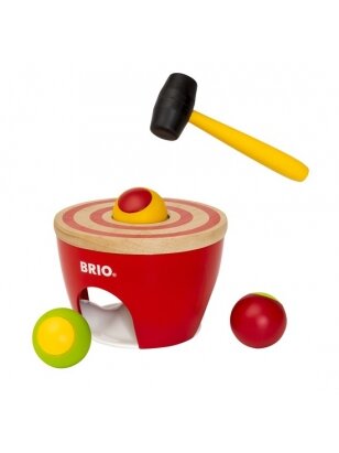 BRIO medinis žaislas Ball Pounder, 30519