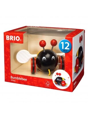 BRIO TODDLER traukiamas žaislas Bitutė, medinis,  30165