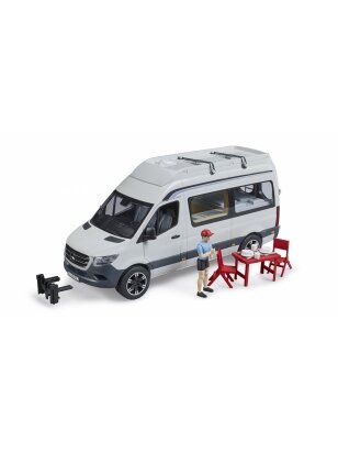 BRUDER MB Sprinter Camper su vairuotoju, 02672