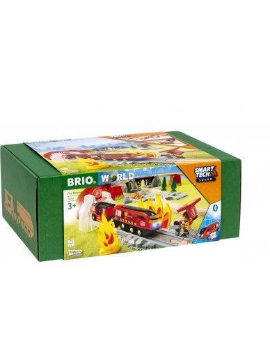 BRIO traukinio bėgių rinkinys Fire Rescue, 636004 4