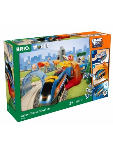 BRIO traukinio bėgių rinkinys Smart Tech Deluxe, 33972