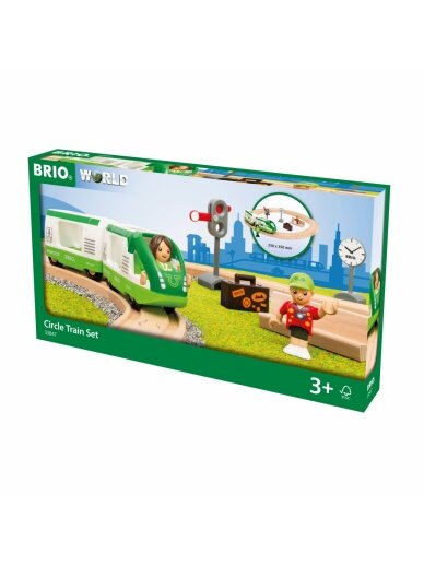 BRIO traukinio rinkinys su bėgiais, 33847