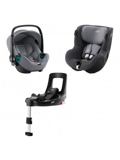 BRITAX automobilinė kėdutė BABY-SAFE iSENSE, frost grey, 2000035090 4