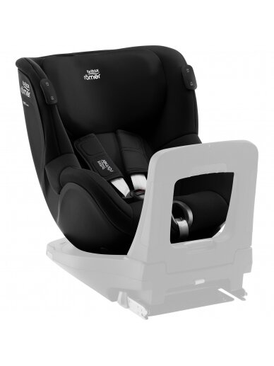 BRITAX DUALFIX iSENSE automobilinė kėdutė Space Black 2000035105 2