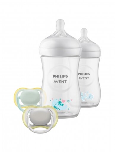 Buteliukų ir čiulptukų rinkinys, Natural reponse, Philips AVENT