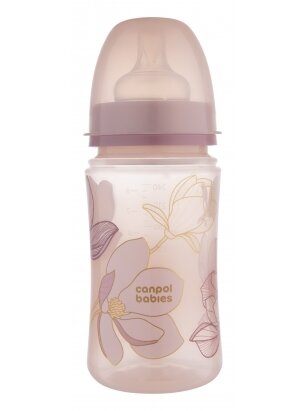 CANPOL BABIES EasyStart Anti-Colic buteliukas 240ml GOLD, 35/240_pin