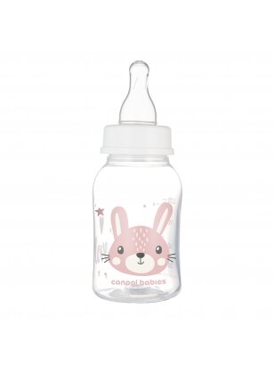 CANPOL BABIES siauro kaklelio buteliukas CUTE ANIMALS, 120 ml, 11/851_pin