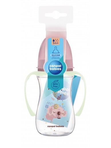 CANPOL BABIES Anti-colic buteliukas 240 ml EasyStart Sleepy Koala, 35/237_pin 2