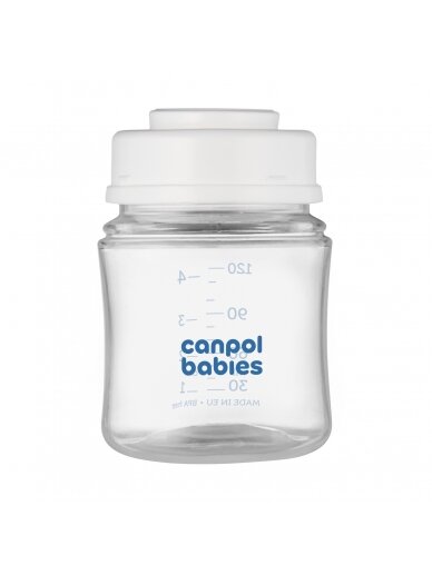 CANPOL BABIES buteliukų rinkinys pieno laikymui, 3x120ml, 0M+, 35/235 6