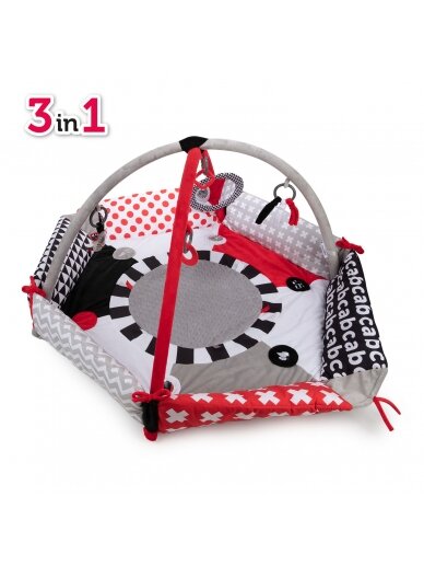 Canpol babies žaidimų kilimėlis SENSORY TOYS 68/077 1