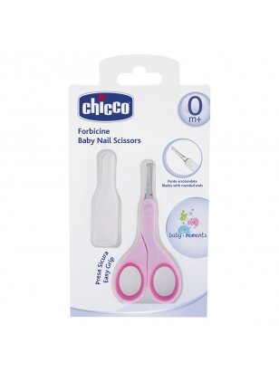 CHICCO žirklutės Pink 0m+