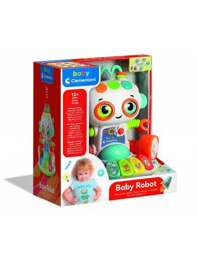 CLEMENTONI BABY interaktyvus žaislas Baby Robot (LT, LV, EE), 50371 1