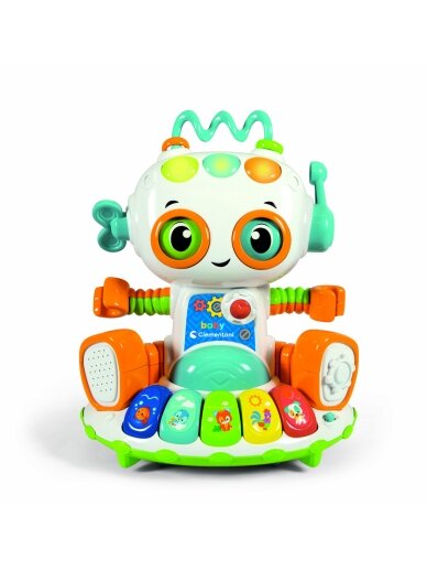 CLEMENTONI BABY interaktyvus žaislas Baby Robot (LT, LV, EE), 50371