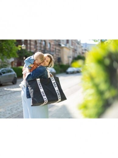 Family Bag Nursery Bag - Signature - Canvas - Black 1