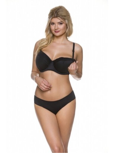 Plus size nursing bra by Lupoline (black) 1