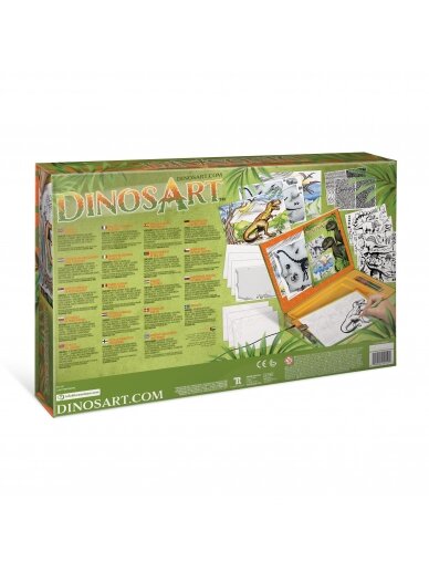 DINOSART kūrybinis rinkinys Tracing Light Pad, 15151 1