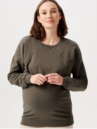 Maternity Jumper Lesy by Noppies Olive 6