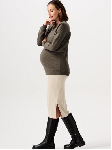 Maternity Jumper Lesy by Noppies Olive 2