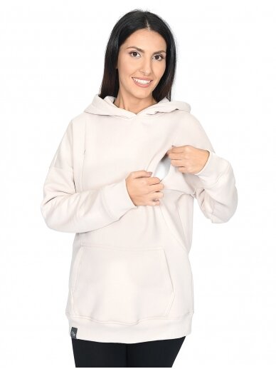 Maternity sweatshirt 2in1 Molly, Beige