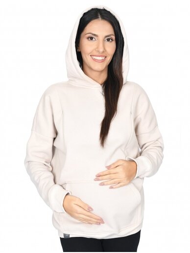 Maternity sweatshirt 2in1 Molly, Beige 3