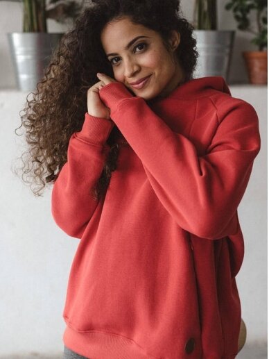 Maternity Jumper  MOTHERHOOD, Milk&Love (Red)