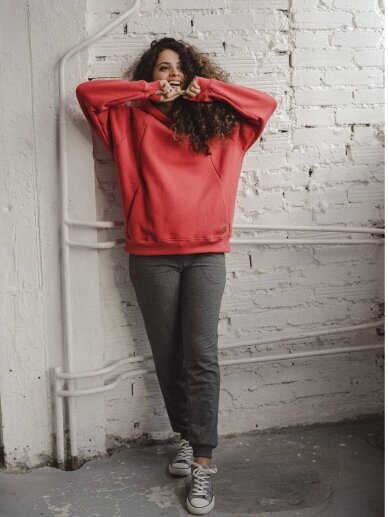 Maternity Jumper  MOTHERHOOD, Milk&Love (Red) 8