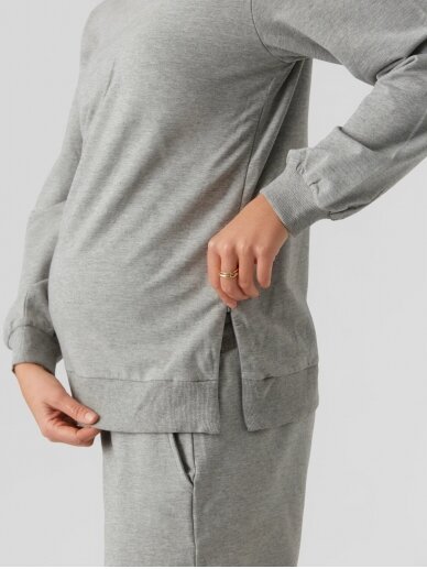 Maternity Jumper, Mama;licious (Grey) 2