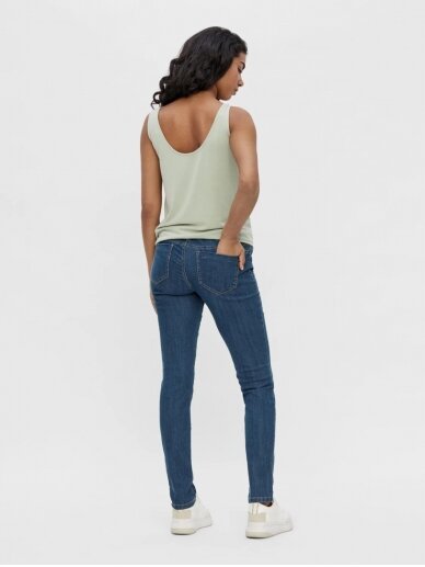 Mlsavanna slim fit maternity jeans by Mama;licious (blue) 6