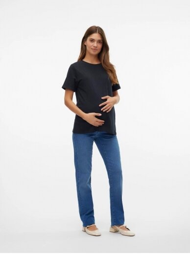 Jeans for pregnant women MLLUTON, Straight, Mama;licious (Blue) 2