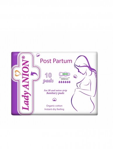 Ecological packages after childbirth, 10pcs. Lady ANION